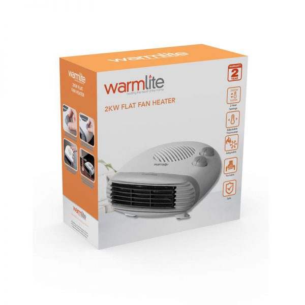 2000W Flat Fan Heater - Image 2