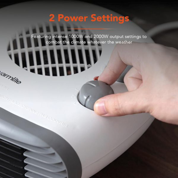 2000W Flat Fan Heater - Image 4