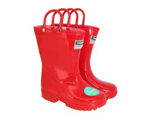 Town&Country Kids Light Up Wellies Red Size 11