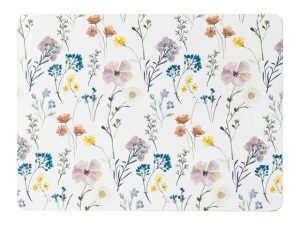 Placemats x 4 Pressed Flowers