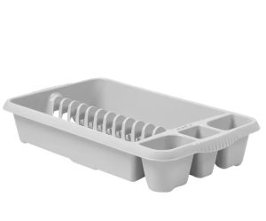 Whatmore Casa Upcycled Dish Drain Medium Grey