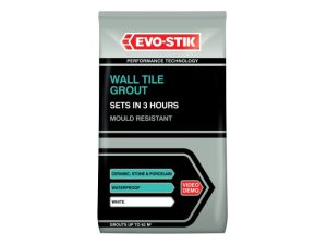 Evo-Stick Wall Tile Grout Mould Resistant White 1.5kg