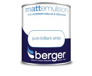 Berger Matt Emulsion Brilliant White 1L