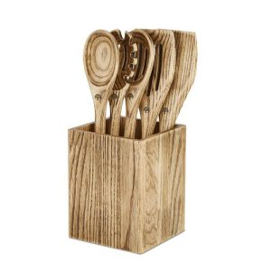 Barbary And Oak Hoxton Five Piece Utensil Set With Holder