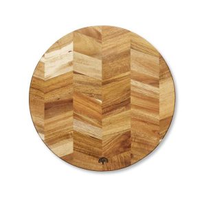 Barbary And Oak Round Chopping Board Acacia