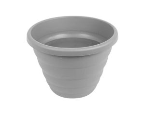 Whatmore Recycled Beehive Round Pot Grey 32cm