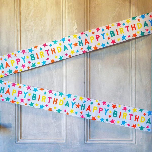 Talking Tables Eco Happy Birthday Banner