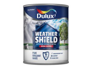 Dulux Weathershield Exterior Gloss Pure Brilliant White 750ml