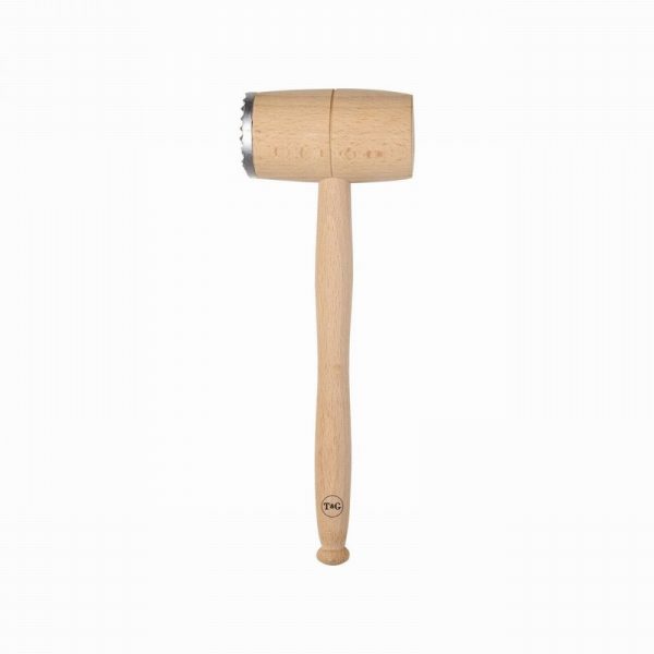 Meat Hammer Metal End Beech