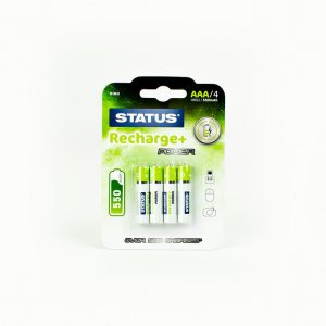 STATUS AAA NiMH RECHARGEABLE BATTERIES 4PK