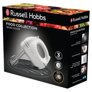 Russell Hobbs 14451 Food Collection Hand Mixer with 6 Speed – Wh