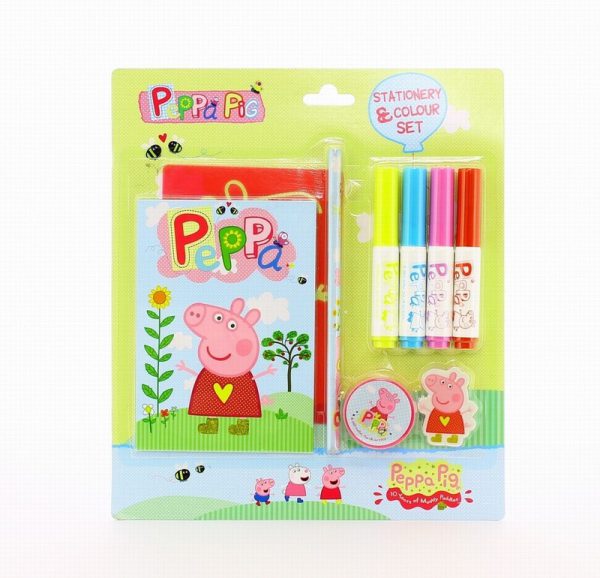 Peppa Pig Stationery and Colouring Set