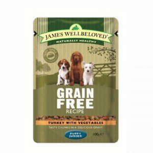 James Wellbeloved Grain Free Turkey Puppy Pouch