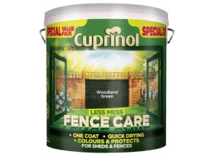 Cuprinol Less Mess Fence Care Woodland Green 6L