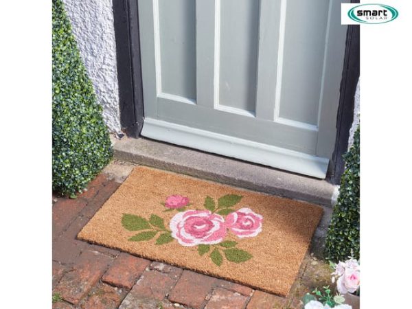 SmartGarden Coir Mat Roses 45 x 75cm
