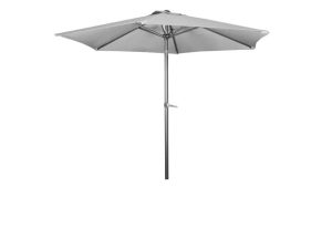 Aluminium Parasol with Crank & Tilt 2.25m Grey