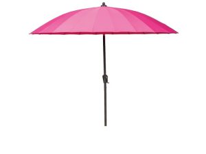 Shanghai Parasol with Crank & Tilt Pink 2.7m