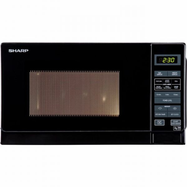 Sharp R272KM 20 Litre Solo Microwave - Black - Image 2