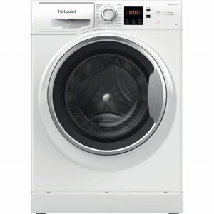 Hotpoint  8kg 1400 Spin Washing Machine – White NSWE845CWSUKN
