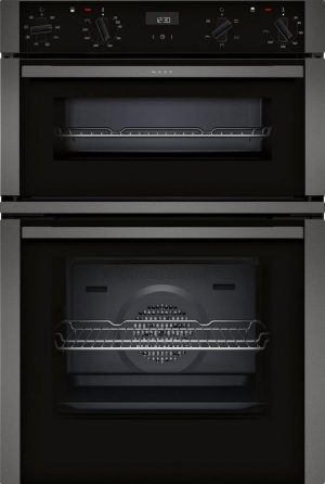 Neff U1ACE2HG0B 59.4cm Built In Electric Double Oven Graphite