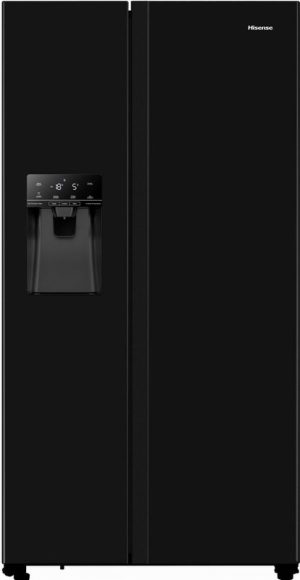 Hisense RS694N4TBE 91cm American Style Fridge Freezer – Black