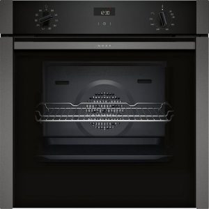Neff B3ACE4HG0B 59.4cm Built In Electric Single Oven – Black wit