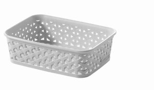 Curver Grey Rattan Tray A6