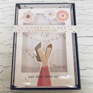 Mother’s Day Card In A Box- Put Your Feet Up