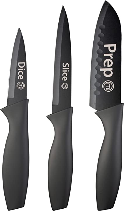 Masterchef Knife Set of 3 Kitchen Knives Chef Paring Utility