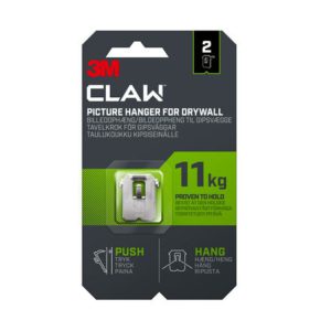 3m Claw Picture Hanger for Drywall 11kg x2