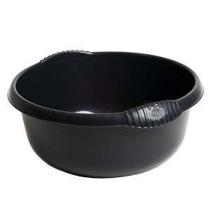 Casa 32cm Round Washing Up Bowl Midnight Black