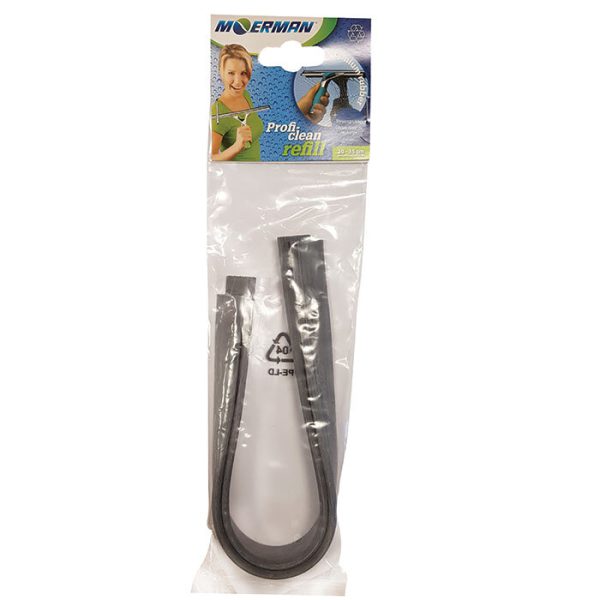 moerman window squeegee replacement rubber 35 cm 2 pack