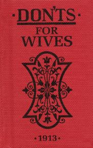 Book Don’ts for Wives 1913