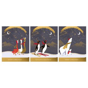 Christmas Cards Geese, Penguins and Polar Bears