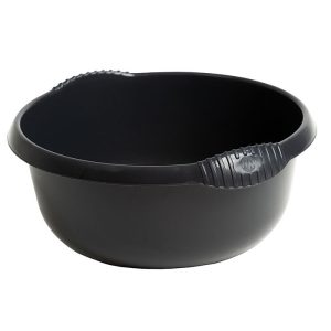 Casa 39cm Rectangular Washing Up Bowl Midnight Black