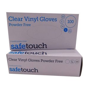 Disp Vinyl Glove Powder Free Large