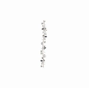 1.8m Lit Silver Garland w-Berries LB202086