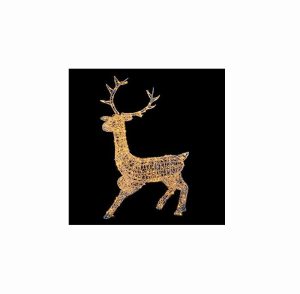 Acrylic Light Up Stag Warm White