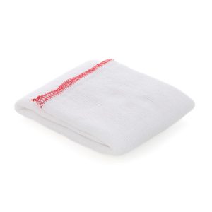 Rushmere Premium Dishcloth Red Edge 2pk