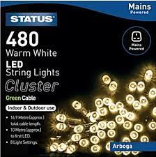 STATUS 480 LED STRING LIGHTS CLUSTER