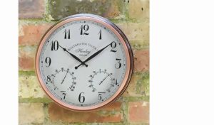 Henley Wall Clock & Thermometer