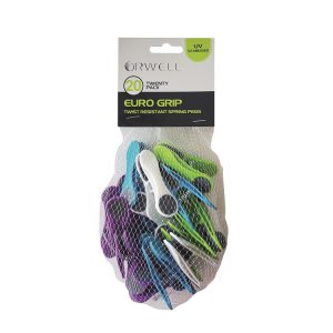 Orwell Euro Grip Spring Peg 20pk