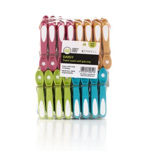 Orwell Daisy Twist Resist Soft Grip Peg 48pk