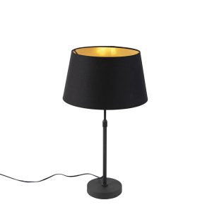 TABLE LAMP BLACK AND GOLD