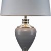 table lamp 2 light silver
