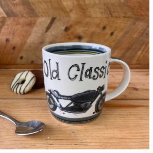 Alex Clark Old Classic Motorbike Mug