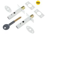 Door Security Bolts White Finish Visi of 2