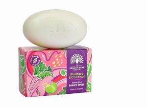 Travel Rhubarb and Coconut Mini Soap