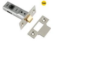 ubular Mortice Latch 64mm 2.5in Chrome Visi Pack of 1