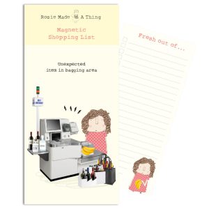 Rosie Magnetic Shopping List Bagging Area